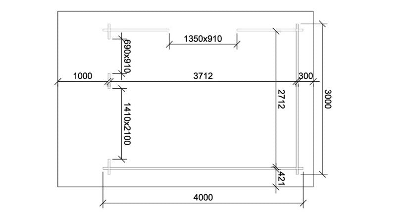 Arran 3m x 4m