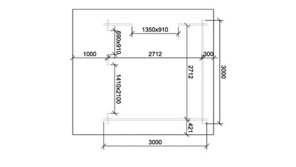 Arran 3m x 3m
