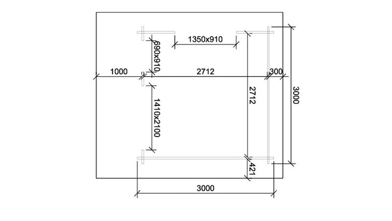 Arran 3m x 3m