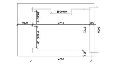 Arran 3m x 4m