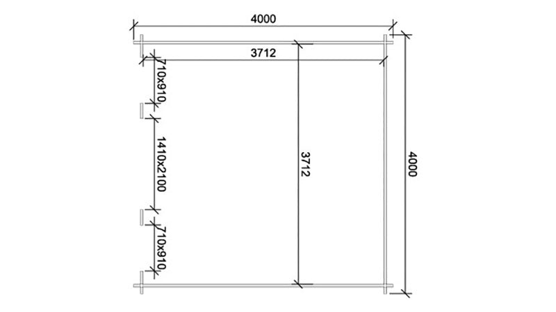 Jura 4m x 4m