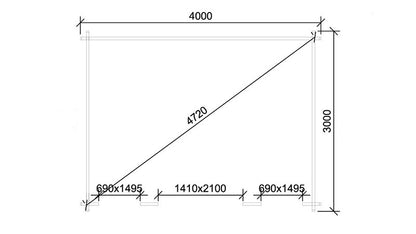 Kinloch 4m x 3m