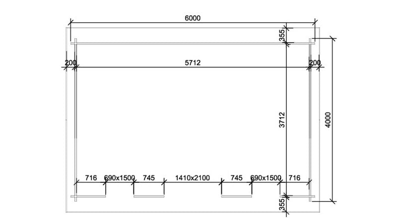 Kinloch 6m x 4m