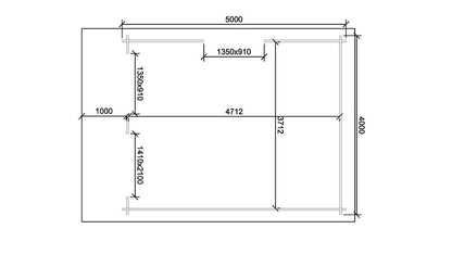 Nairn 4m x 5m + 1m overhang