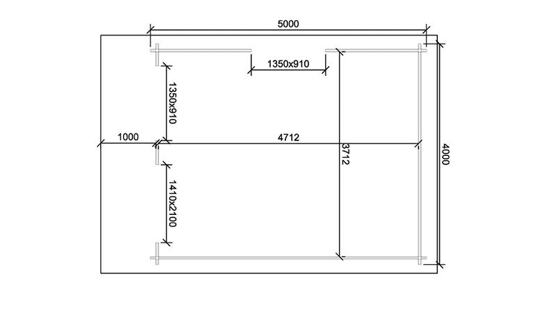 Nairn 4m x 5m + 1m overhang