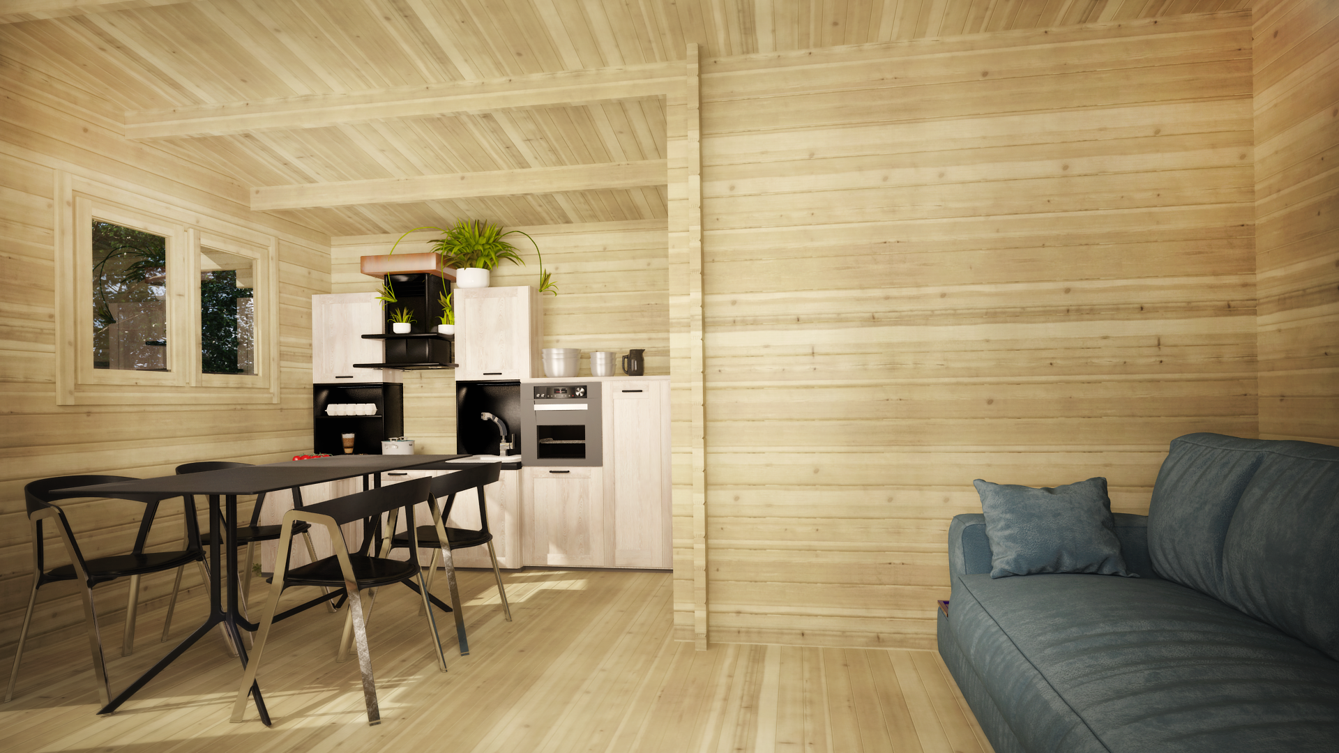 Nairn Studio 6m x 4m + 1m overhang