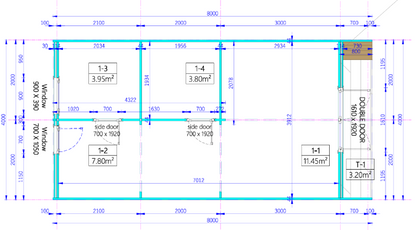 Stornoway Pod One Bed A - 4m x 8m
