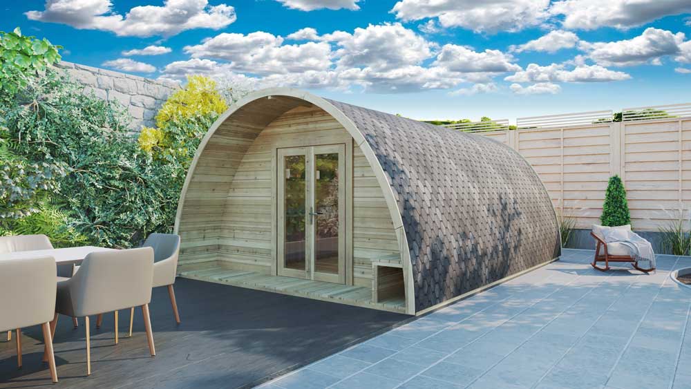 Stornoway Pod One Bed B - 4m x 8m